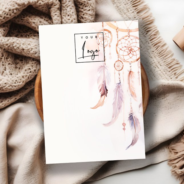 Boho Dreamcatcher Blank Jewellery Logo Display Business Card (Creator Uploaded)