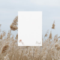 Boho Dried Botanical Shower Blank Thank You II