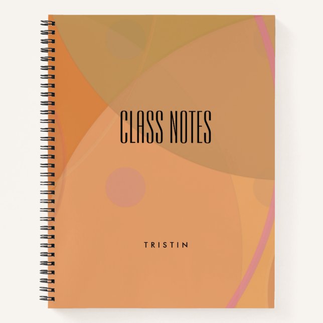 BOHO Earth Tones Composition  Notebook (Front)