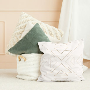 Boho Earth Tones Throw Pillows