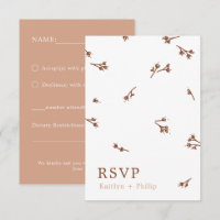 Boho Earthy Botanical Elegant Ivory Wedding White 