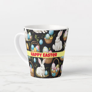 Boho Easter Bunny Collection Latte Mug