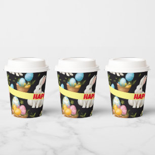 Boho Easter Bunny Collection Paper Cups