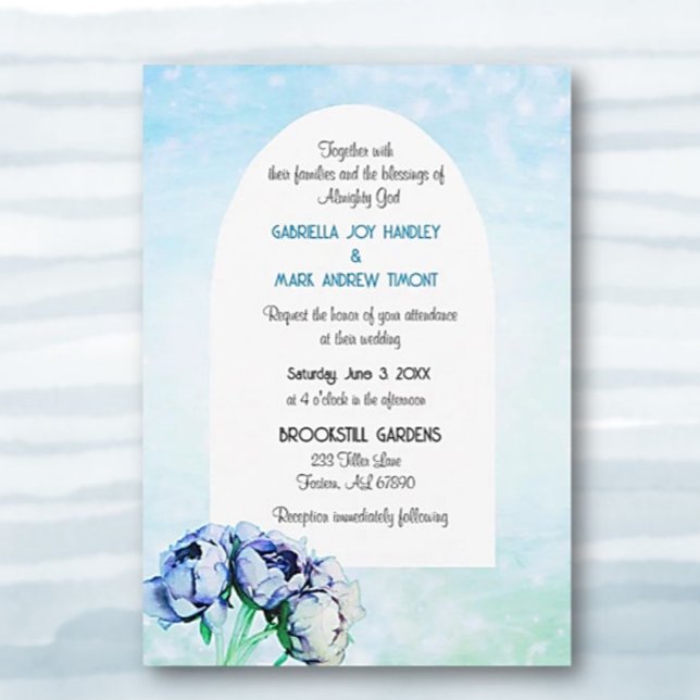 BOHO Elegance! Graceful Wedding Flat Invitation (Creator Uploaded)