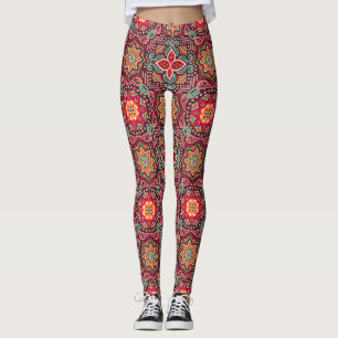 Boho Ethnic Pattern Leggings