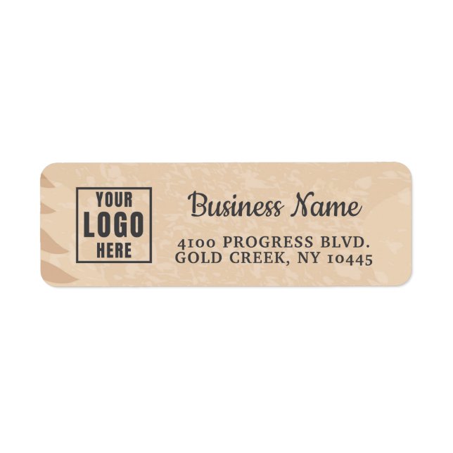 Boho Etsy / Handmade Shop Return Address Label  (Front)