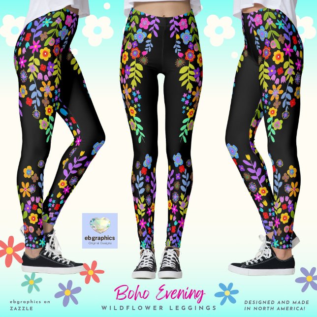 Boho Evening Wildflower Leggings (Creator Uploaded)