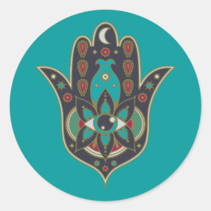 Boho Evil Eye & Hamsa Sticker Sheet
