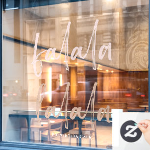 Boho Falala Script Pink & Brown