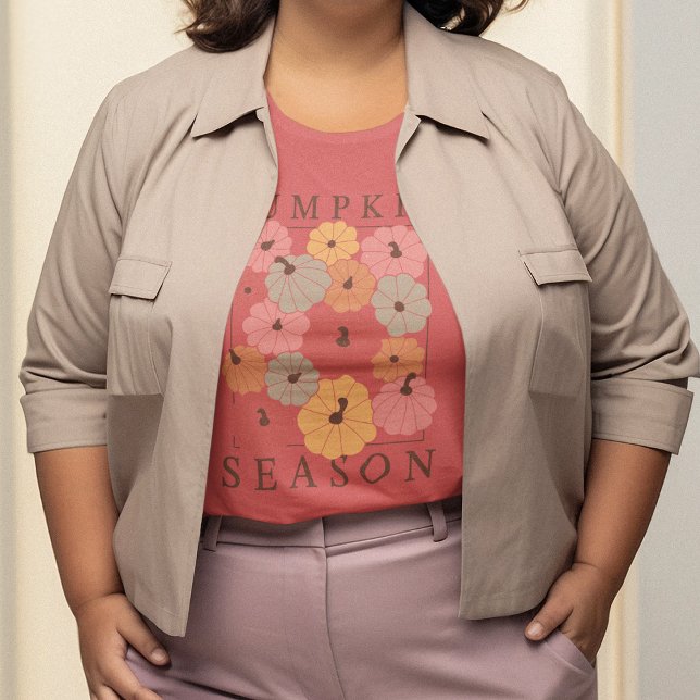 Boho Fall Autumn Design Tri-Blend Shirt (Boho Fall Autumn Design T-Shirt)