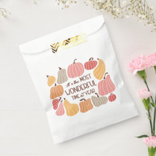 Boho Fall Autumn Quote  Favour Bags