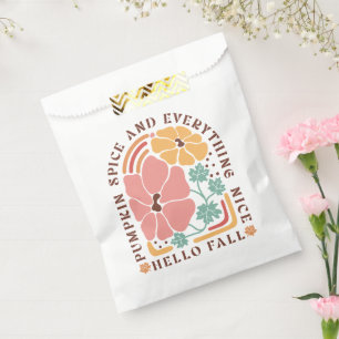 Boho Fall Autumn Quote  Favour Bags