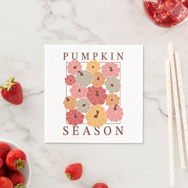Boho Fall Autumn Quote  Napkin (Insitu)