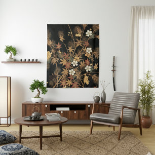 Boho Fall Japanese Tapestry