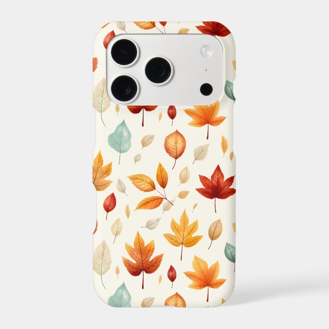 Boho Fall Leave Pattern Autumn's Beauty with Style (Back)