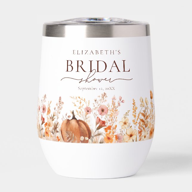 Boho Fall Pumpkin Bridal Shower (Front)