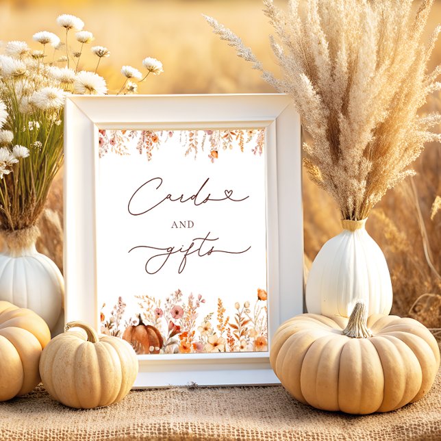 Boho Fall Pumpkin Cards and Gifts Poster (Creator Uploaded)