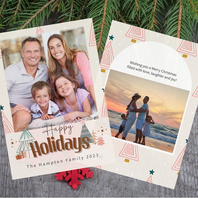 Boho family or business Christmas holiday card (Creator Uploaded)