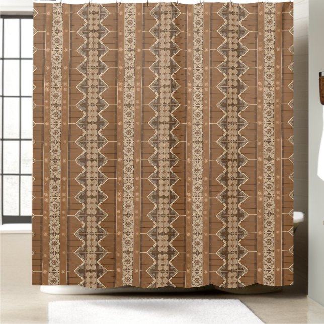 Boho Farmhouse Shower Curtain Style 2 (Creator Uploaded)