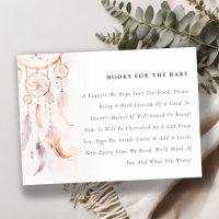 Boho Feather Dreamcatcher Books For Baby Shower