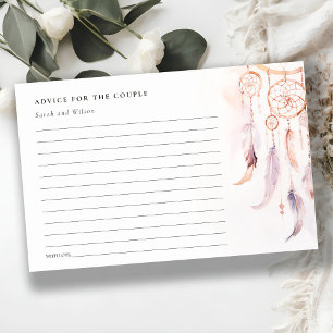 Boho Feather Dreamcatcher Wedding RSVP QR Code