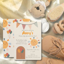 Boho First Trip Around the Sun 1st Birthday Party