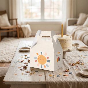 Boho First Trip Around the Sun Party Favour Box
