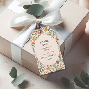 Boho Floral Bridal Gift Tags