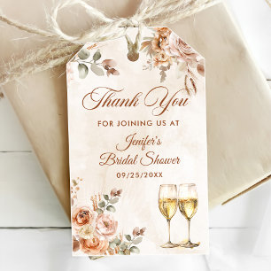 Boho Floral Bridal Shower Gift Tags