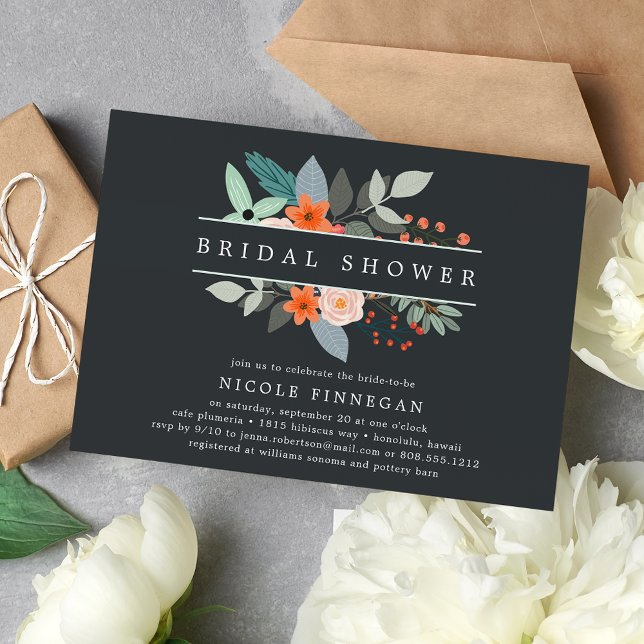 Boho Floral | Bridal Shower Invitation (Creator Uploaded)