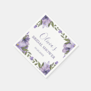 Boho Floral Bridal Shower Napkin