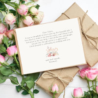Boho Floral Bridal Shower Thank You
