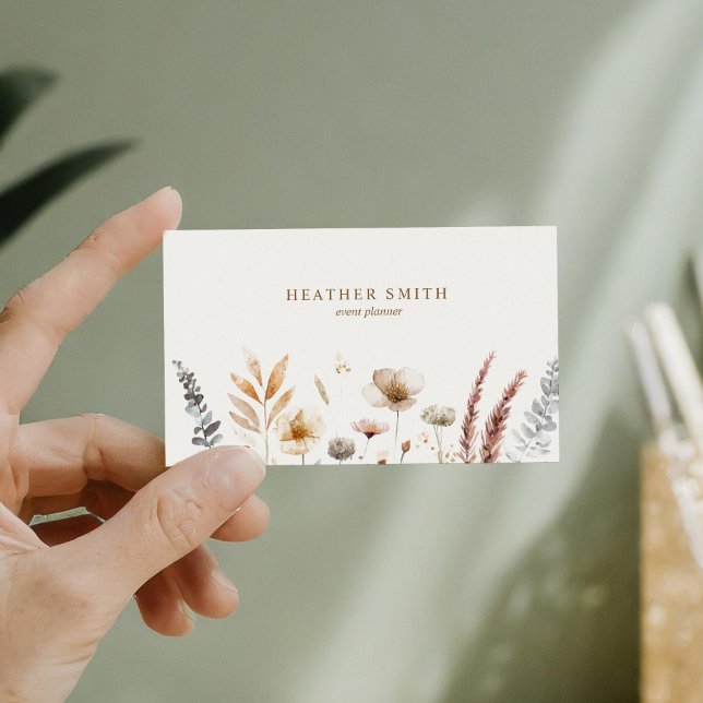 Boho Floral Business Card (Creator Uploaded)