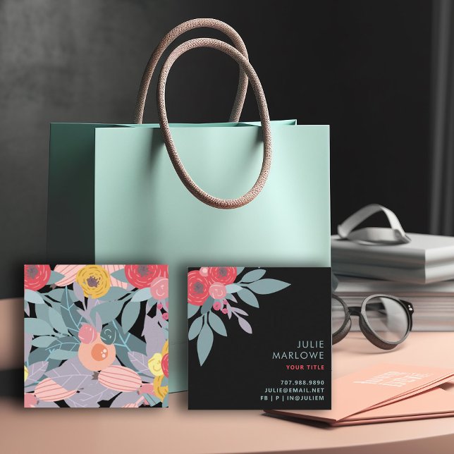 Boho Floral Business Card (Creator Uploaded)