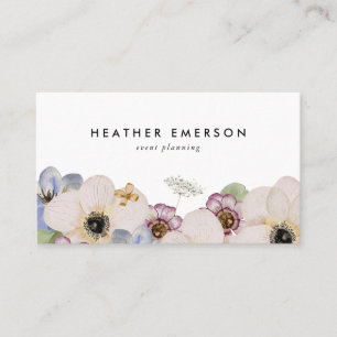 Boho Floral Business Card