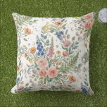 Boho Floral Celestial Moon  & Snakes Botanical Cushion<br><div class="desc">Step into a magical garden with this boho floral celestial pattern,  featuring delicate watercolor flowers,  moon phases,  and elegant serpents. This design blends botanical beauty with mystical symbolism,  making it perfect for anyone who loves celestial aesthetics with nature-inspired vintage vibes.</div>