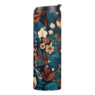 Boho Floral Chic Classy Thermal Tumbler