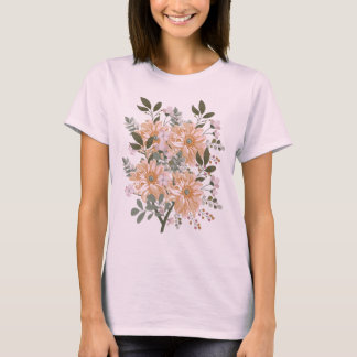 Boho Floral Daisy Tee Nature-inspired T-Shirt