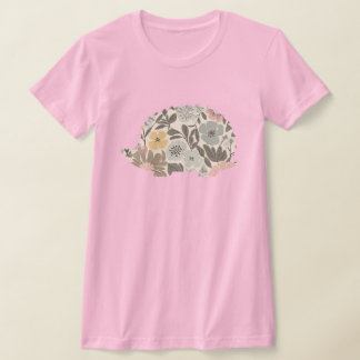 Boho Floral Hedgehog T-Shirt