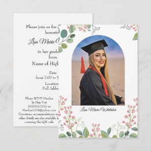 Boho Floral High School Graduation Party