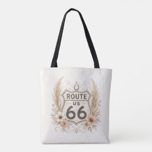 Boho Floral Mother Road Carryall Tote Bag