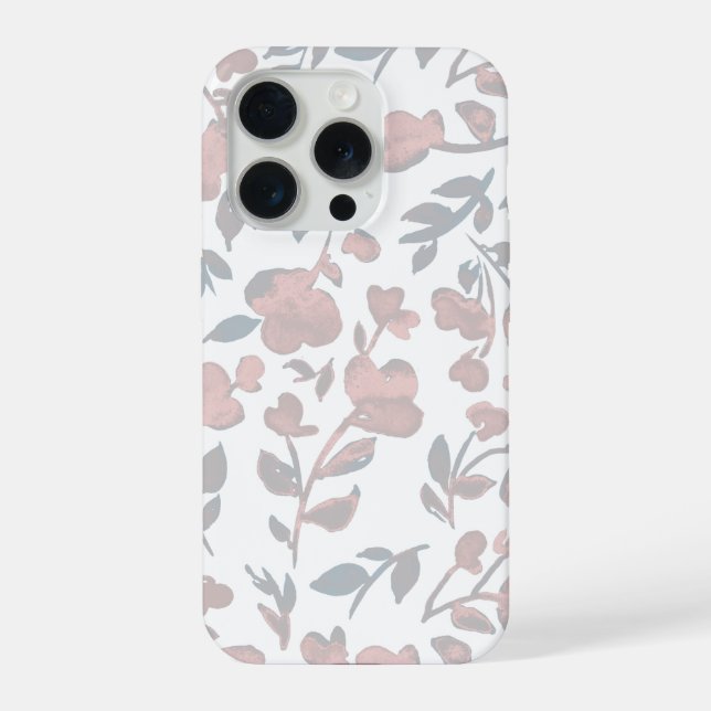 Boho Floral Pattern   iPhone Case (Back)
