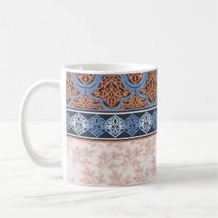 Boho Floral Stripes: Ethnic Seamless Collection Coffee Mug