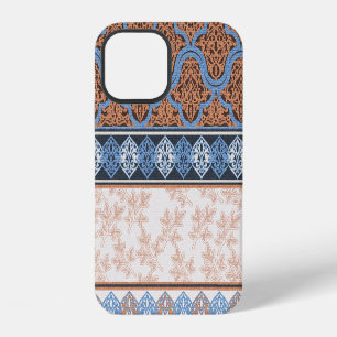 Boho Floral Stripes: Ethnic Seamless Collection iPhone 12 Case