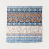 Boho Floral Stripes: Ethnic Seamless Collection