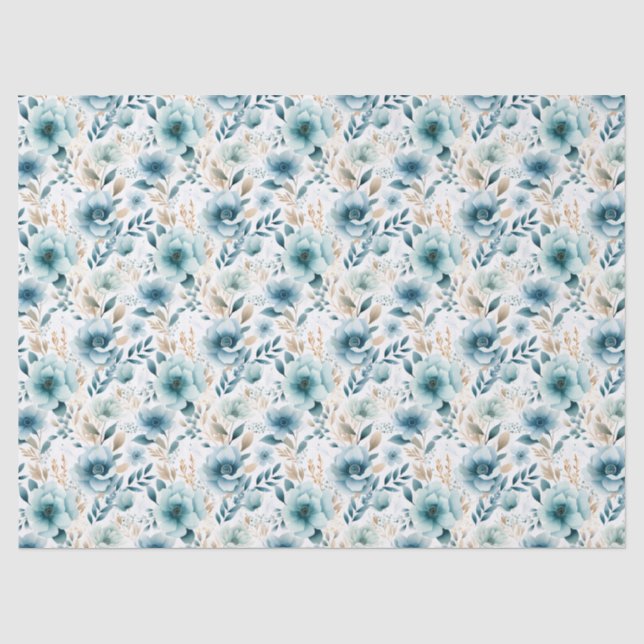 Boho Floral  Tissue Paper (Front)