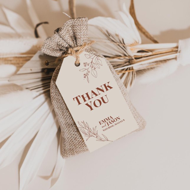 Boho Floral Wedding Gift Tags (Creator Uploaded)