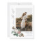Boho floral wedding photo save the date invitation