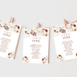 Boho Floral Wedding seating charts card<br><div class="desc">Our elegant Wedding Seating Chart card is the perfect way to announce your wedding day to your guests. Each card features intricate floral designs and beautiful typography in neutral colours, including terracotta, beige, and earthy tones. Printed on high-quality cardstock, they will surely impress your guests and set the tone for...</div>