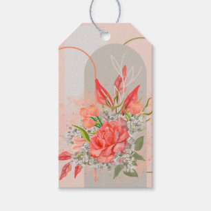 Boho Flower Design Gift Tag